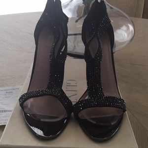 Glint Black Dressy Heels